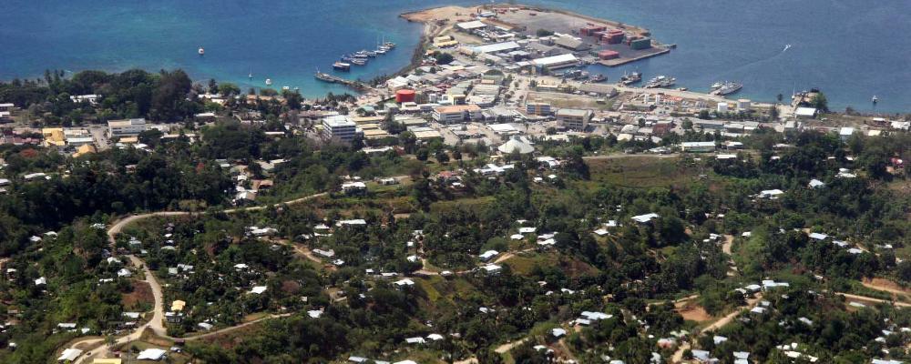 Honiara, Solomon Islands - aerial